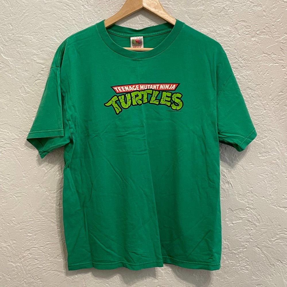 2000 Teenage Mutant Ninja Turtles TMNT Logo Vintage Tee Children's Size XL